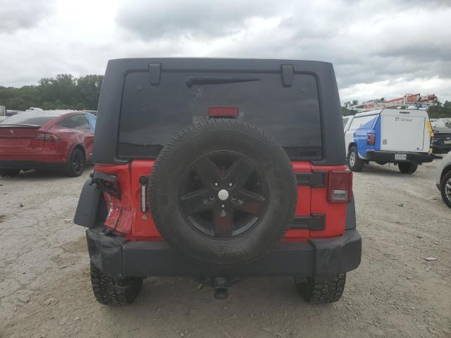 1C4BJWDG5FL755300 - 2015 JEEP WRANGLER U SPORT RED photo 6