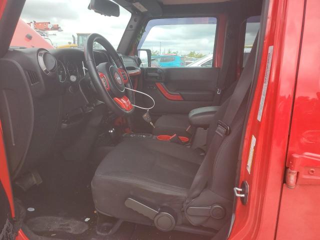 1C4BJWDG5FL755300 - 2015 JEEP WRANGLER U SPORT RED photo 7
