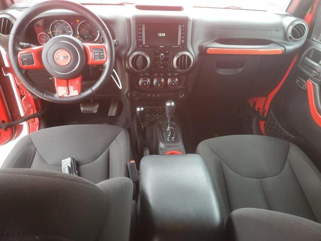 1C4BJWDG5FL755300 - 2015 JEEP WRANGLER U SPORT RED photo 8