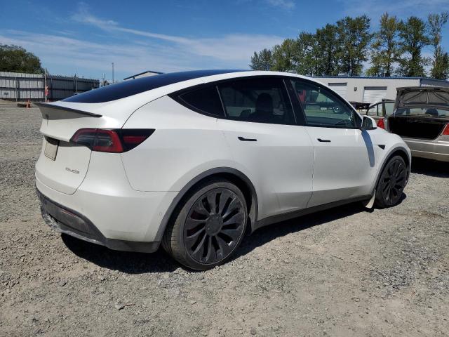 7SAYGDEF9NF486547 - 2022 TESLA MODEL Y Beyaz fotoğraf 3