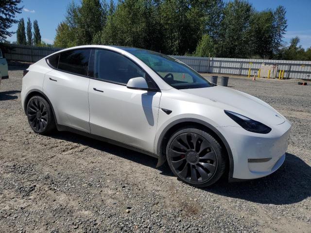 7SAYGDEF9NF486547 - 2022 TESLA MODEL Y Beyaz fotoğraf 4