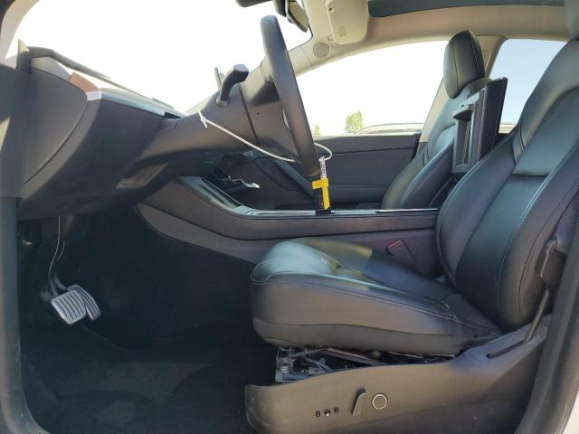 7SAYGDEF9NF486547 - 2022 TESLA MODEL Y Beyaz fotoğraf 7