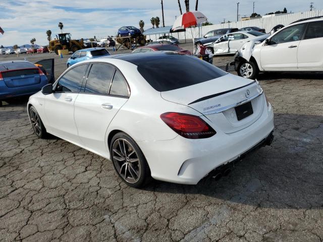 55SWF6EB6KU292391 - 2019 MERCEDES-BENZ C 43 AMG WHITE photo 3