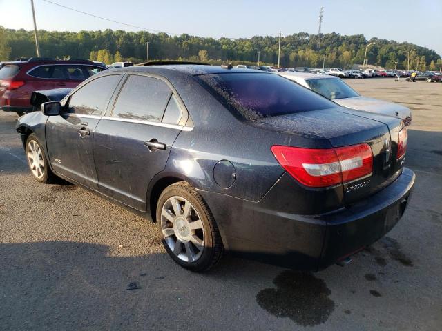 3LNHM26T58R648400 - 2008 LINCOLN MKZ BLUE photo 2