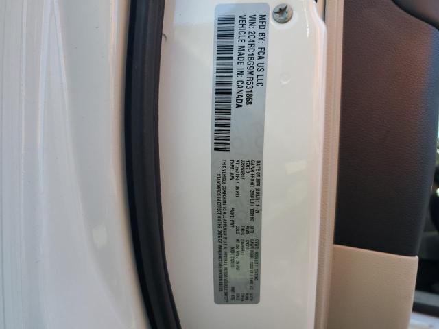 2C4RC1BG9MR531868 - 2021 CHRYSLER PACIFICA TOURING L WHITE photo 13