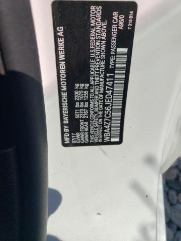 WBA4Z7C56JED47411 - 2018 BMW 440XI WHITE photo 12
