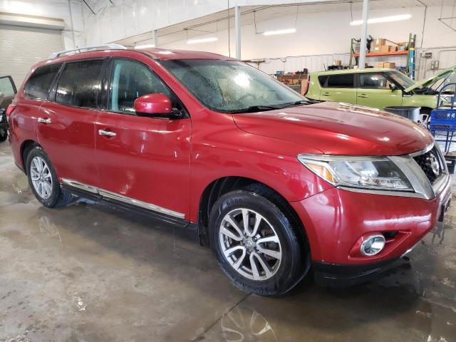 5N1AR2MM8EC621278 - 2014 NISSAN PATHFINDER S RED photo 4