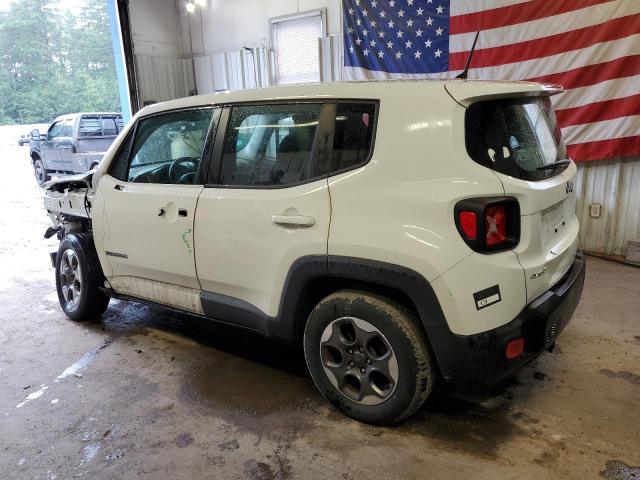 ZACCJBAT8GPD94592 - 2016 JEEP RENEGADE SPORT WHITE photo 2