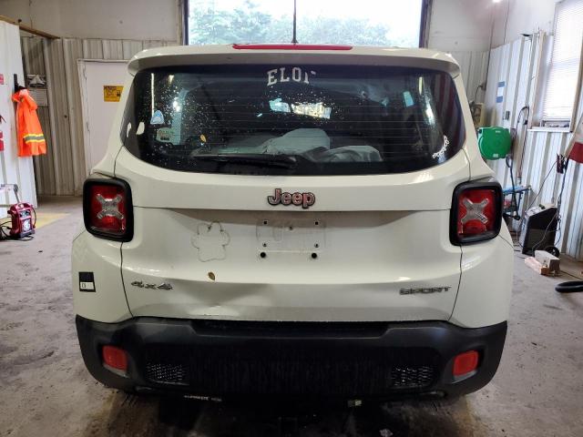 ZACCJBAT8GPD94592 - 2016 JEEP RENEGADE SPORT WHITE photo 6