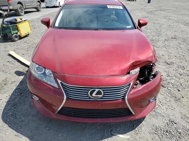 JTHBK1GG5F2168370 - 2015 LEXUS ES 350 RED photo 5