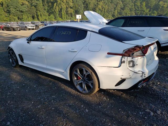 KNAE35LC1L6072260 - 2020 KIA STINGER GT WHITE photo 2