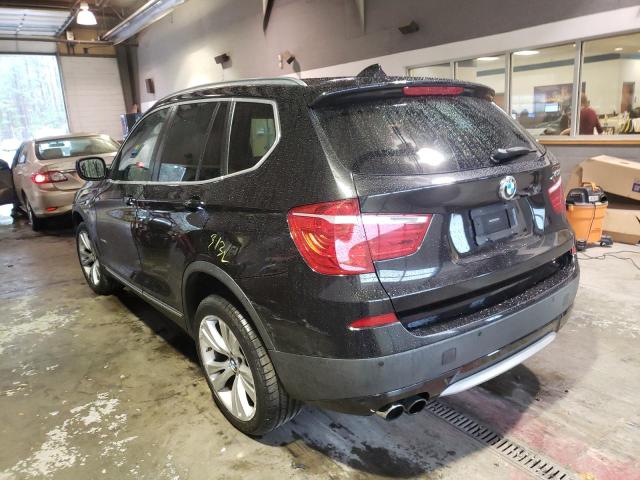 5UXWX7C55DL976414 - 2013 BMW X3 XDRIVE35I BLACK photo 3