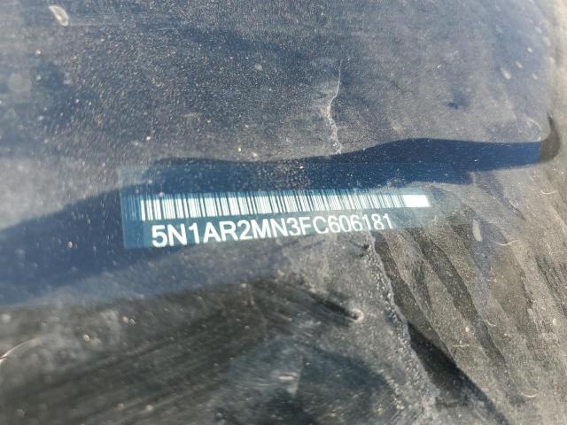 5N1AR2MN3FC606181 - 2015 NISSAN PATHFINDER S GRAY photo 13