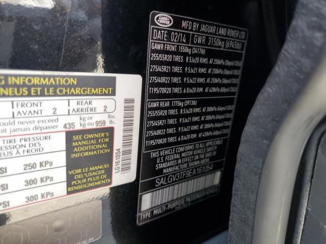 SALGV3TF9EA161054 - 2014 LAND ROVER RANGE ROVE AUTOBIOGRAPHY BLACK photo 13