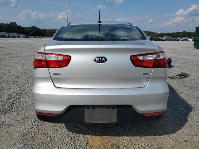 KNADM4A33G6599079 - 2016 KIA RIO LX SILVER photo 6