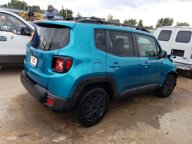 ZACNJBAB5LPL15595 - 2020 JEEP RENEGADE SPORT TURQUOISE photo 3