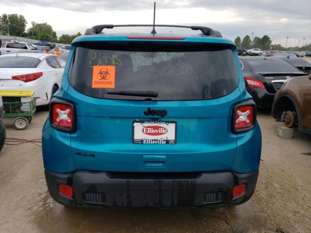 ZACNJBAB5LPL15595 - 2020 JEEP RENEGADE SPORT TURQUOISE photo 6