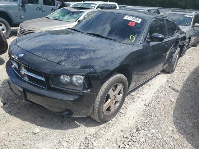 2B3CK4CVXAH300200 - 2010 DODGE CHARGER BLACK photo 1