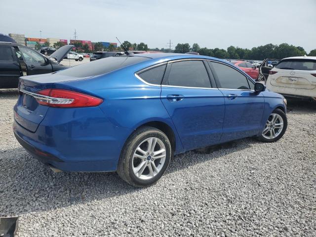 3FA6P0H76JR140620 - 2018 FORD FUSION SE 蓝色 照片 3