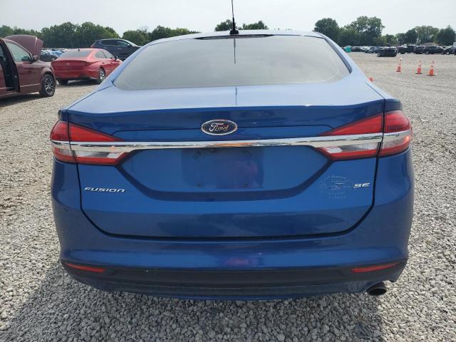3FA6P0H76JR140620 - 2018 FORD FUSION SE 蓝色 照片 6