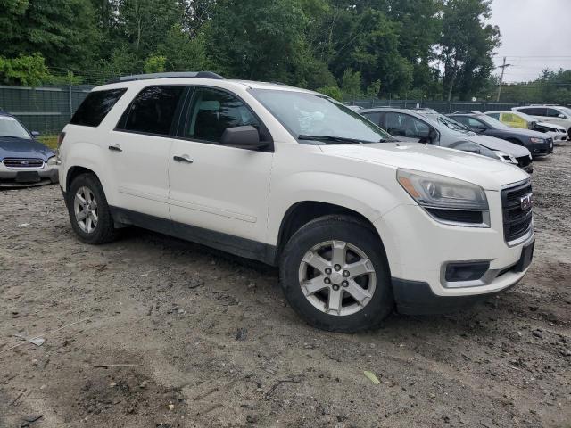 1GKKVPKD1DJ112345 - 2013 GMC ACADIA SLE WHITE photo 4