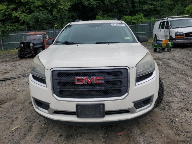 1GKKVPKD1DJ112345 - 2013 GMC ACADIA SLE WHITE photo 5