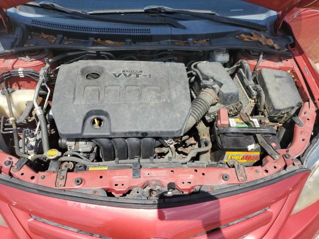2T1BU4EE5BC667521 - 2011 TOYOTA COROLLA BASE 红色 照片 11