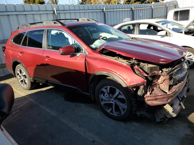 4S4BTGND4N3108076 - 2022 SUBARU OUTBACK LIMITED XT MAROON photo 4