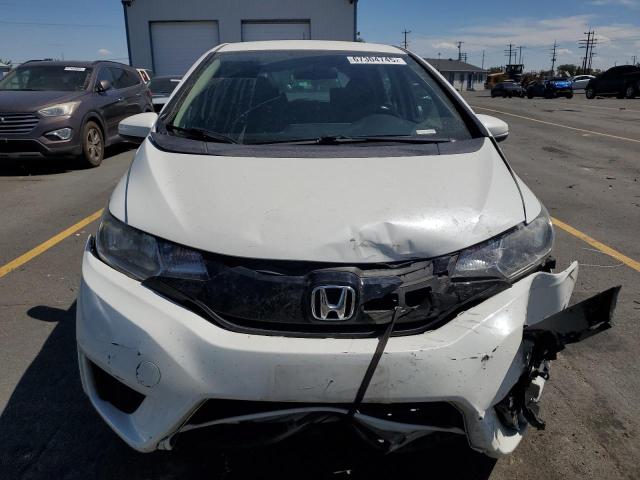 JHMGK5H54HS005142 - 2017 HONDA FIT LX WHITE photo 5
