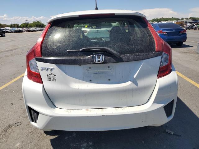 JHMGK5H54HS005142 - 2017 HONDA FIT LX WHITE photo 6