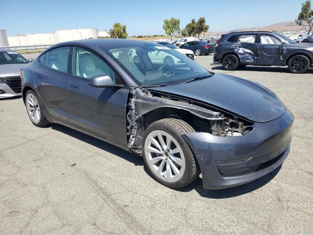 5YJ3E1EB2MF926566 - 2021 TESLA MODEL 3 GRAY photo 4