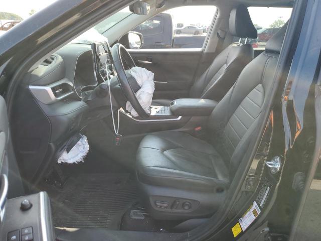 5TDGZRBH2LS028167 - 2020 TOYOTA HIGHLANDER XLE BLACK photo 7