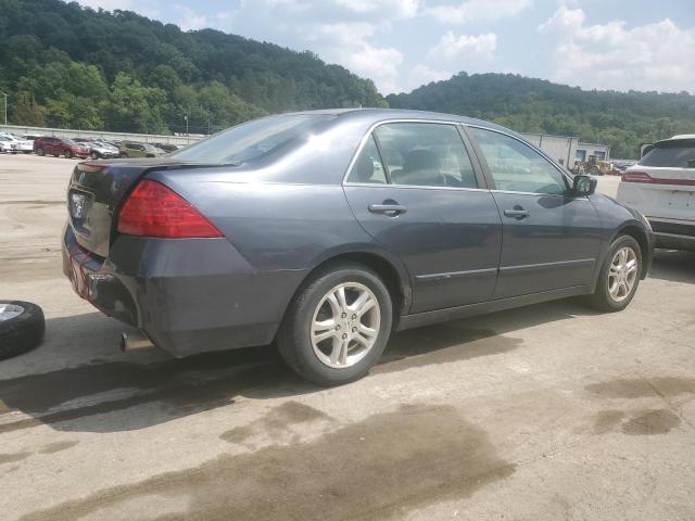 1HGCM56797A200724 - 2007 HONDA ACCORD EX BLUE photo 3