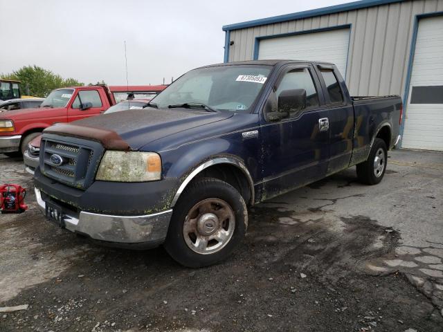 1FTRX12W65FB72273 - 2005 FORD F 150 BLUE photo 1