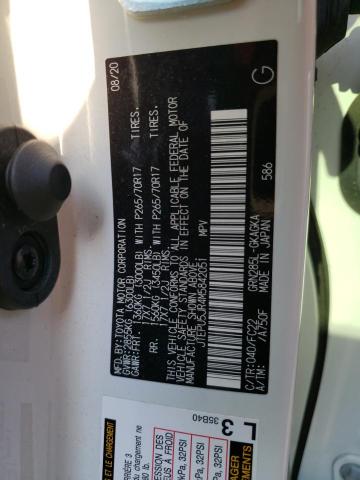 JTEPU5JR4M5842051 - 2021 TOYOTA 4RUNNER SR5/SR5 PREMIUM 白色 照片 12