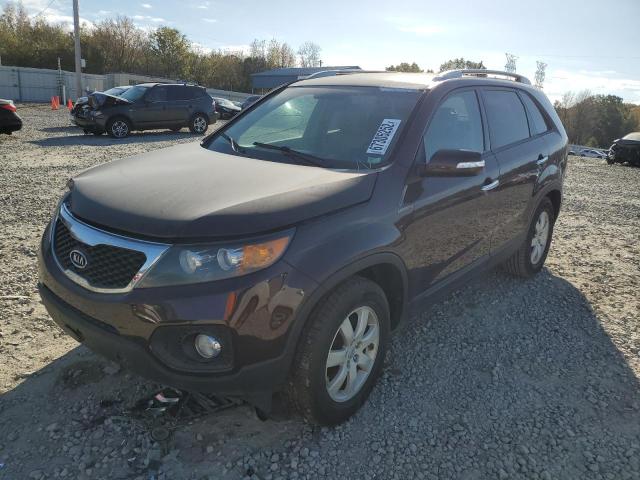 5XYKT4A27CG256481 - 2012 KIA SORENTO BASE BURGUNDY photo 2