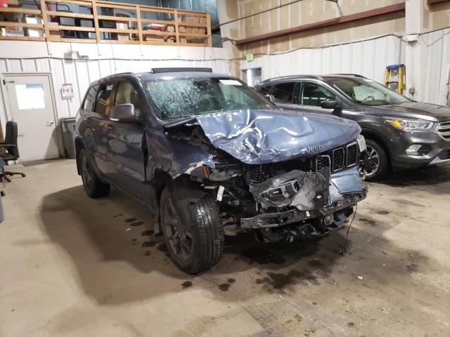 1C4RJFBG8MC514023 - 2021 JEEP GRAND CHEROKEE LIMITED 蓝色 照片 4