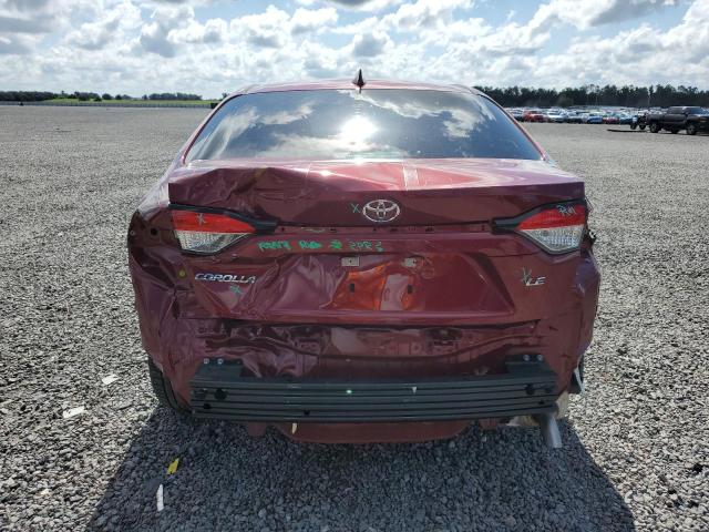5YFB4MDE8SP303143 - 2025 TOYOTA COROLLA LE RED photo 6