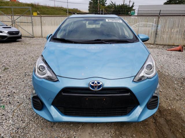 JTDKDTB39G1132247 - 2016 TOYOTA PRIUS C BLUE photo 5