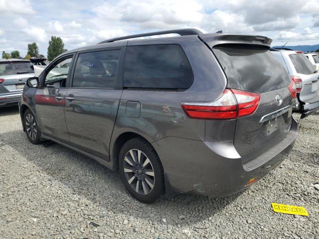 5TDDZ3DC2KS227204 - 2019 TOYOTA SIENNA XLE GRAY photo 2