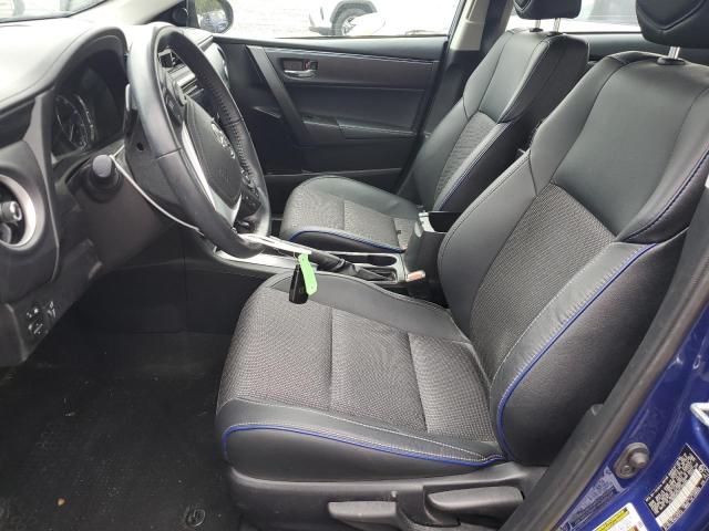 2T1BURHE5KC168484 - 2019 TOYOTA COROLLA L BLUE photo 7