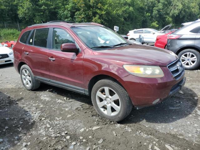 5NMSH73EX7H047385 - 2007 HYUNDAI SANTA FE SE BURGUNDY photo 4