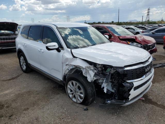 5XYP24HC1NG265817 - 2022 KIA TELLURIDE LX WHITE photo 4