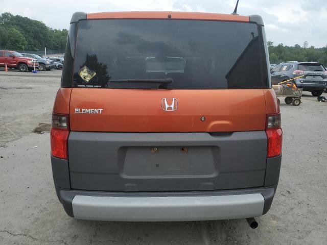 5J6YH27605L021500 - 2005 HONDA ELEMENT EX ORANGE photo 6