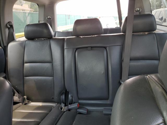 2HKYF186X7H516718 - 2007 HONDA PILOT EXL შავი ფოტო 10