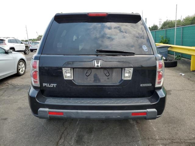 2HKYF186X7H516718 - 2007 HONDA PILOT EXL შავი ფოტო 6
