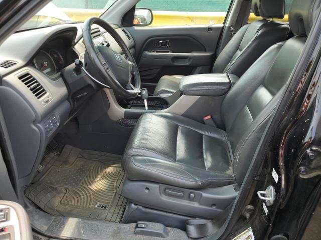 2HKYF186X7H516718 - 2007 HONDA PILOT EXL შავი ფოტო 7