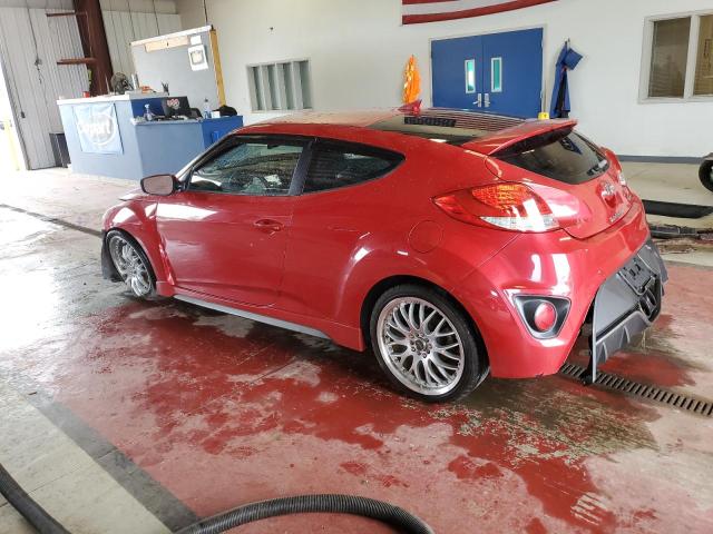 KMHTC6AE4DU139012 - 2013 HYUNDAI VELOSTER TURBO RED photo 2