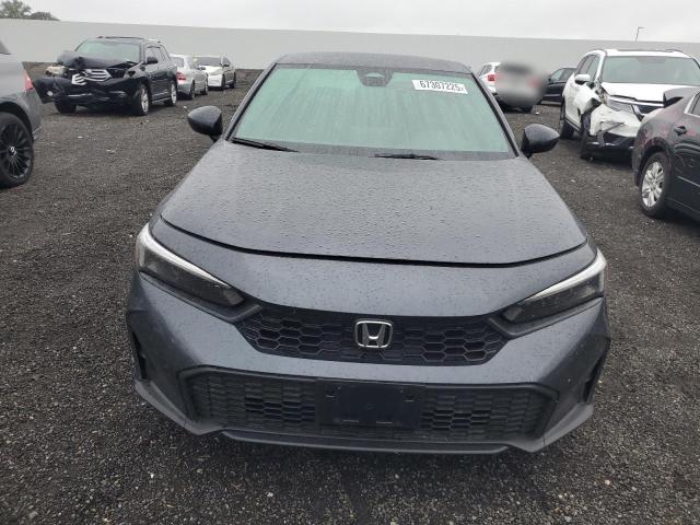 2HGFE2F57SH573990 - 2025 HONDA CIVIC SPORT BLUE photo 5