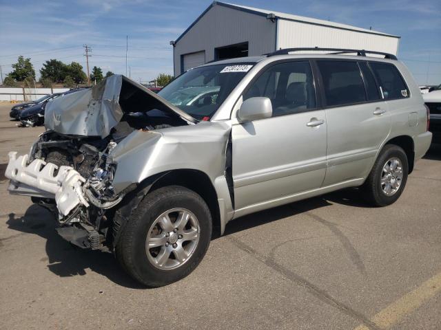 JTEEP21A640021330 - 2004 TOYOTA HIGHLANDER SILVER photo 1